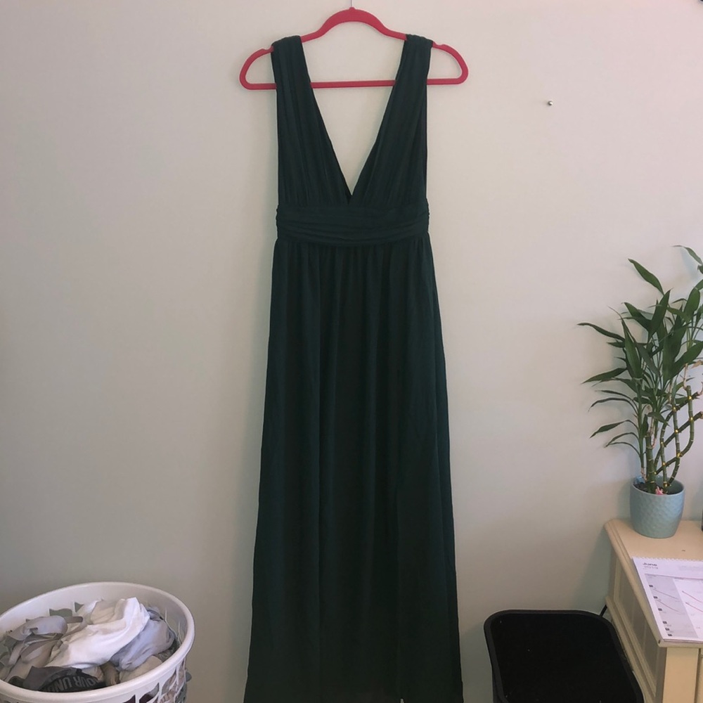 Green maxi dress size M